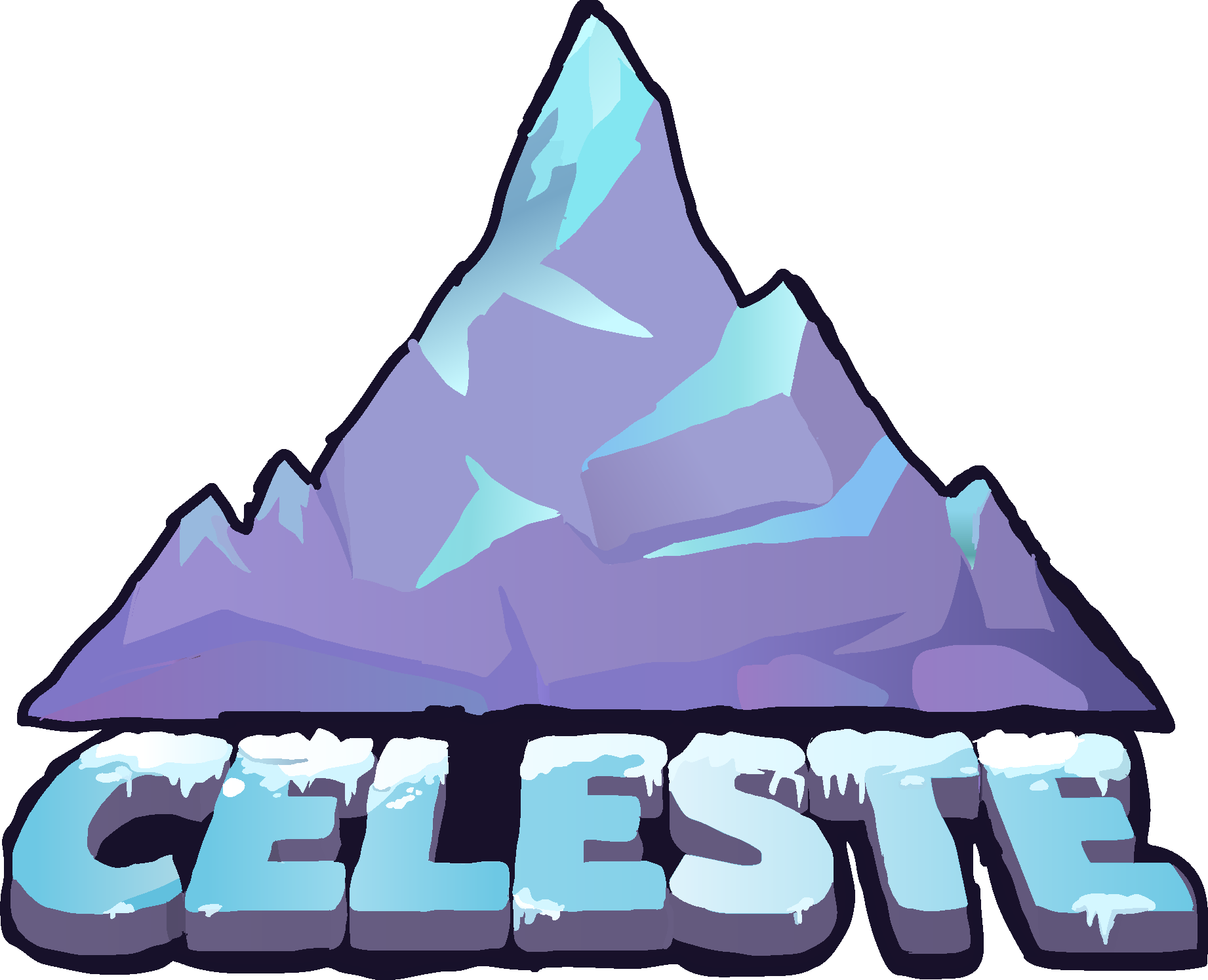 imagine the celeste mountain here, okay?